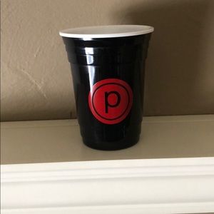 Pure Barre plastic solo cup